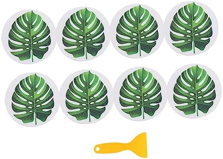 Leaf Shaped Non-Slip Bathtub Decals Stickers