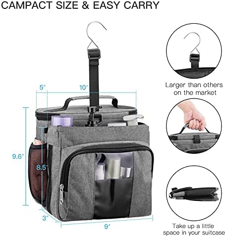 Bukere Portable Shower Caddy for Travel and Dorm Use