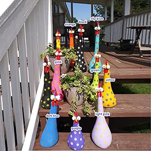 Resin Silly Chicken Decor Figurine Home Sculpture