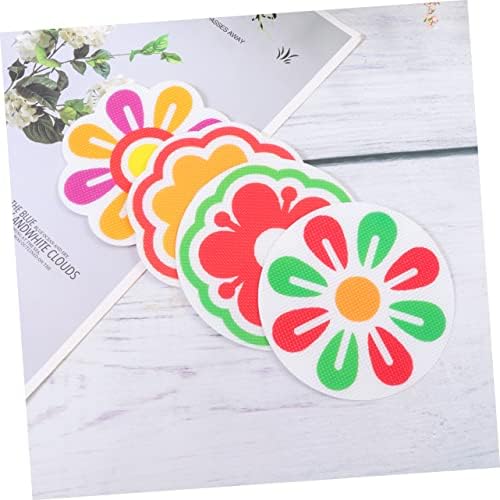 8Pcs Flower Design Non-Slip Bathtub Stickers