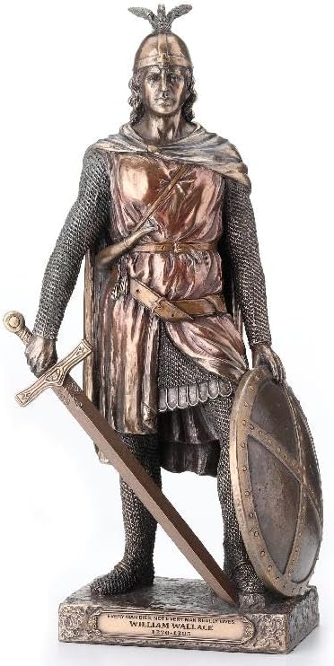 William Wallace Bronze Resin Statue 114 in Medieval Hero Figurine