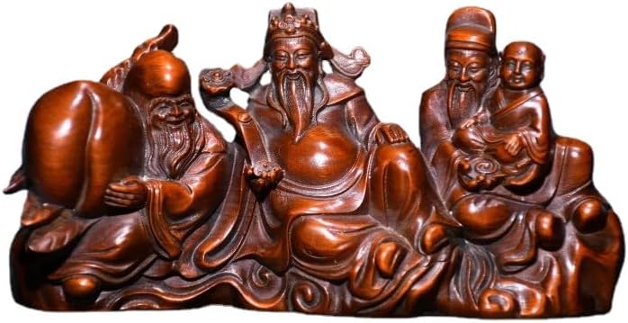 LimpaC Collection Boxwood 3 Durability Gods Pen Holder Statues
