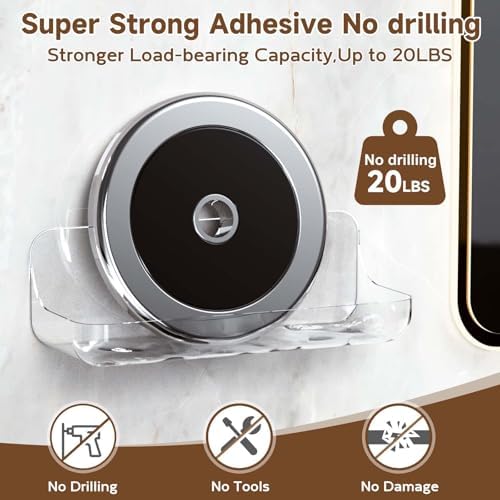 Lsnisni Acrylic Shower Shelves 2 Pack No Drilling
