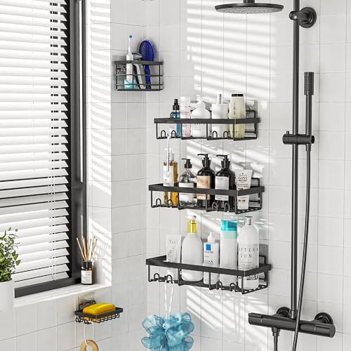 Moforoco 2Pack Adhesive Shower Hooks