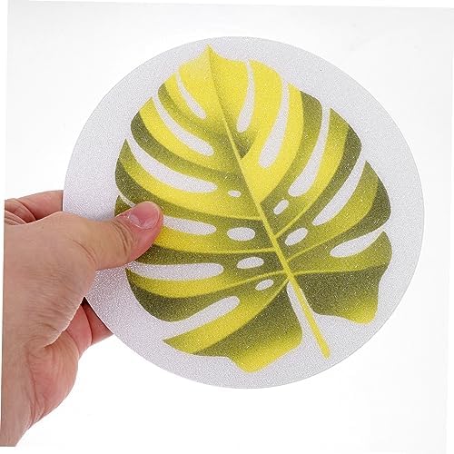 1 Set Leaf Bathtub Stickers Non-Slip Decals for Safety and Fun