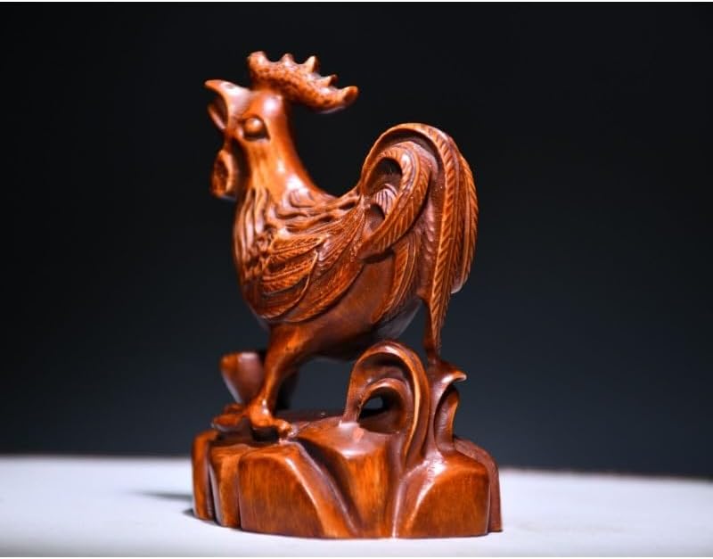 Boxwood Zodiac Chicken Statues Handcrafted Home Decor