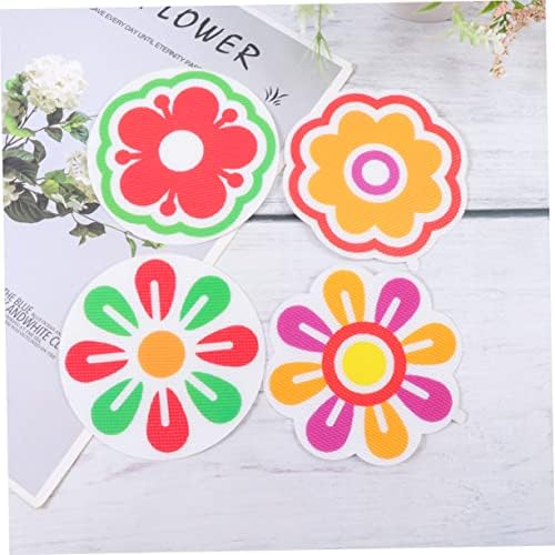 8Pcs Flower Design Non-Slip Bathtub Stickers