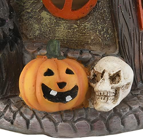 National Tree Company Pre-Lit Haunted Mushroom House with LED Light 7 Inches