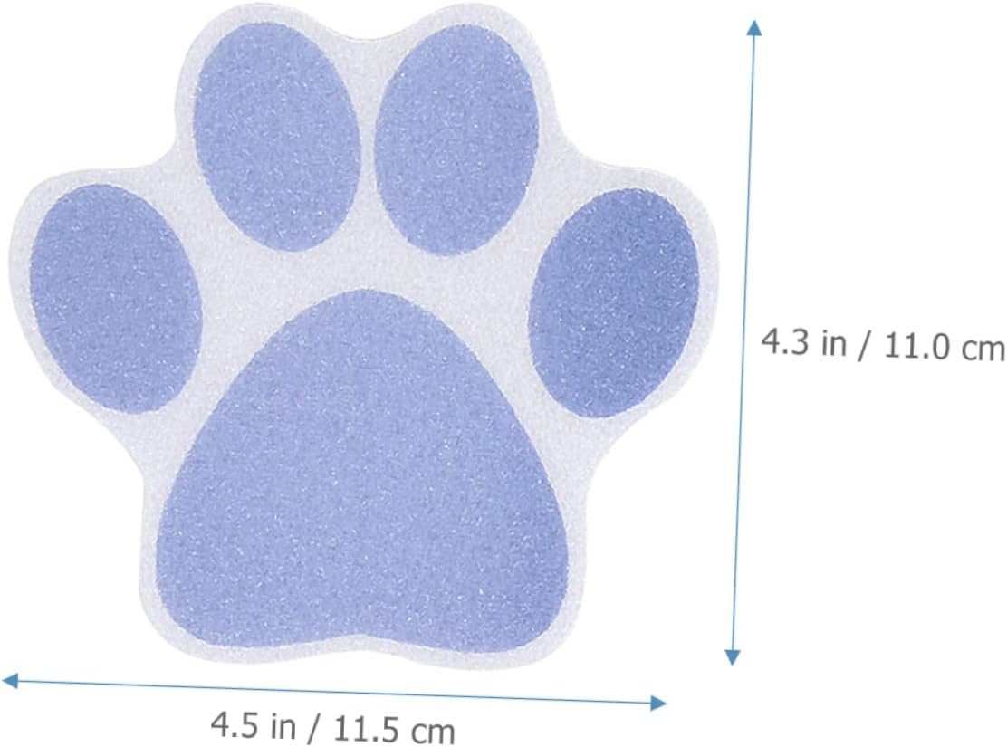 ABOOFAN 20 Pcs Dog Paw Print Non-Slip Stickers 1