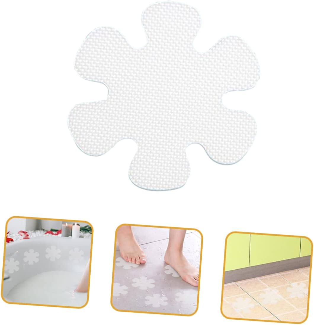 WOONEKY Shower Stickers Set of 12 Anti-Slip Bath Mat Decals
