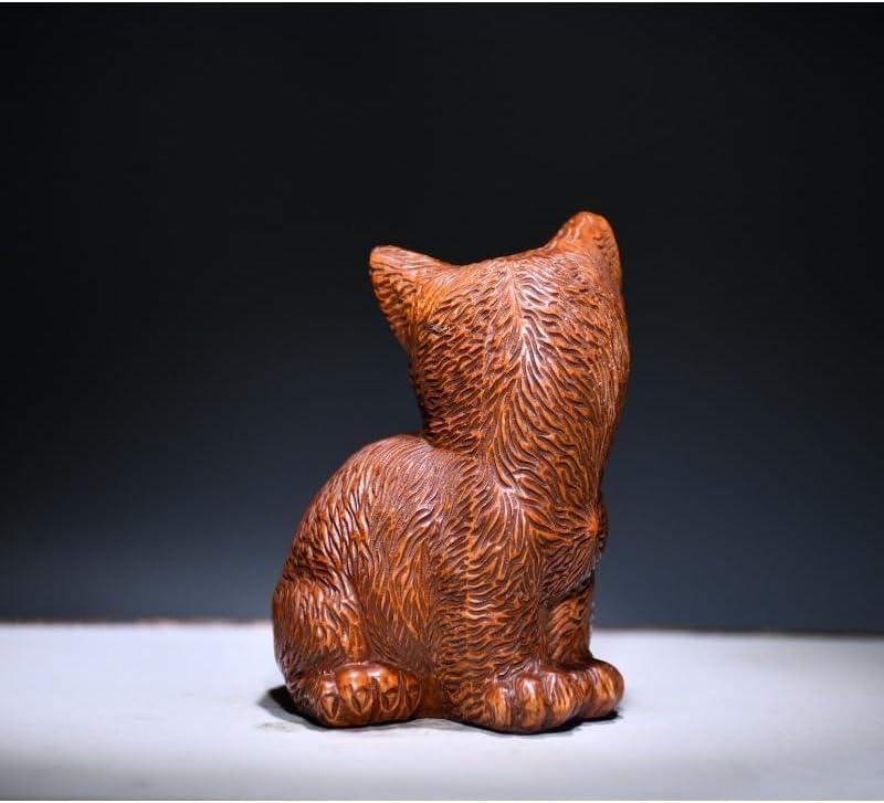 Handcrafted Fox Statue Meditating Home Decor Figurine