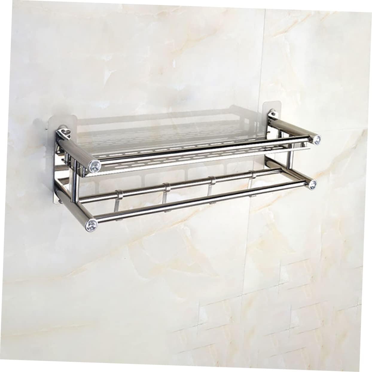 Unomor Shower Wall Storage Rack Stainless Steel