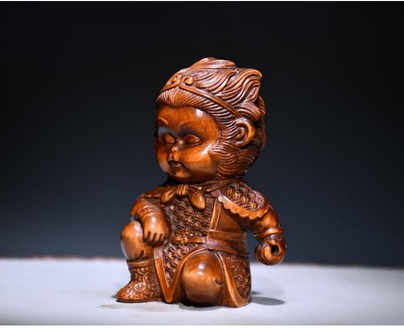 LimpaC Collection Boxwood Monkey King Statue