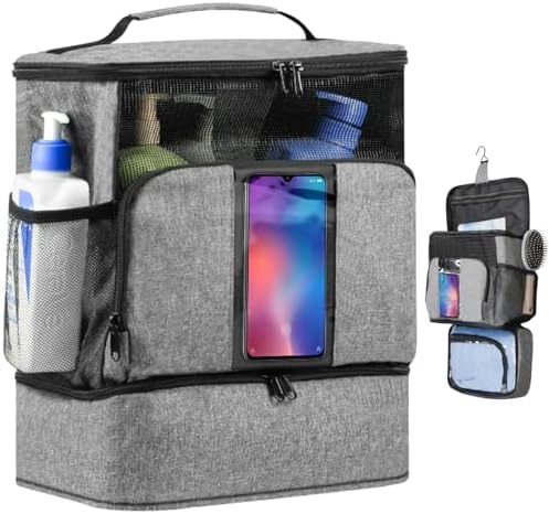 TOPMELON Portable Shower Caddy for Travel and Dorm