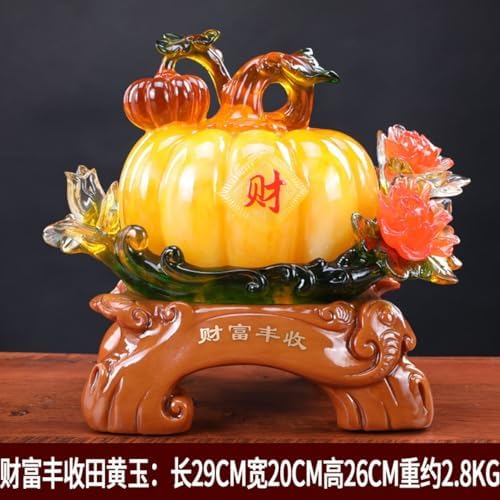 Resin Wealth Prosperity Sculpture for Home and Office