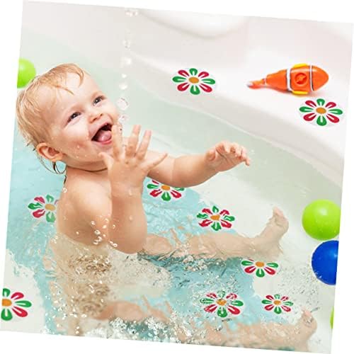 8Pcs Flower Design Non-Slip Bathtub Stickers