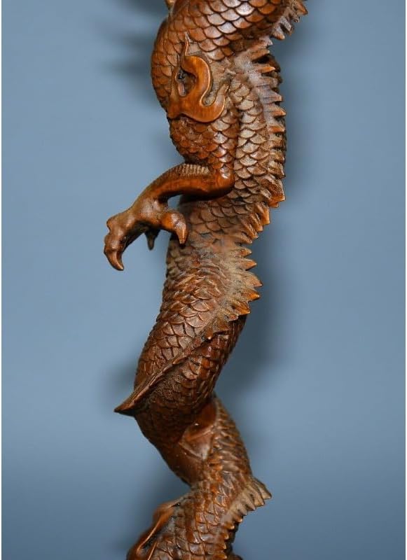 LimpaC Collection Mini Boxwood Dragon Statues