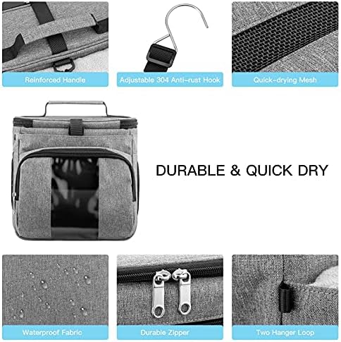 Bukere Portable Shower Caddy for Travel and Dorm Use