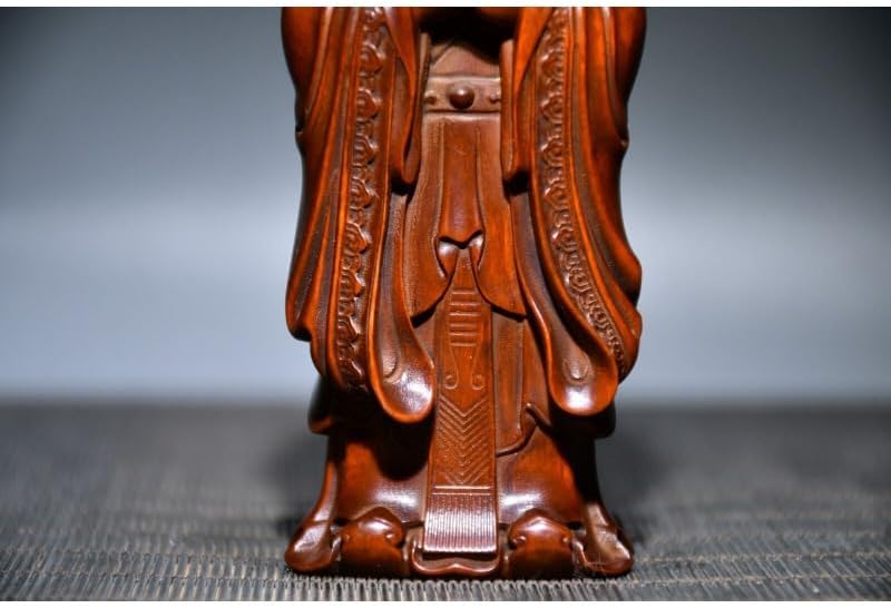 Handcrafted Boxwood Confucius Statue for Home Decor 1
