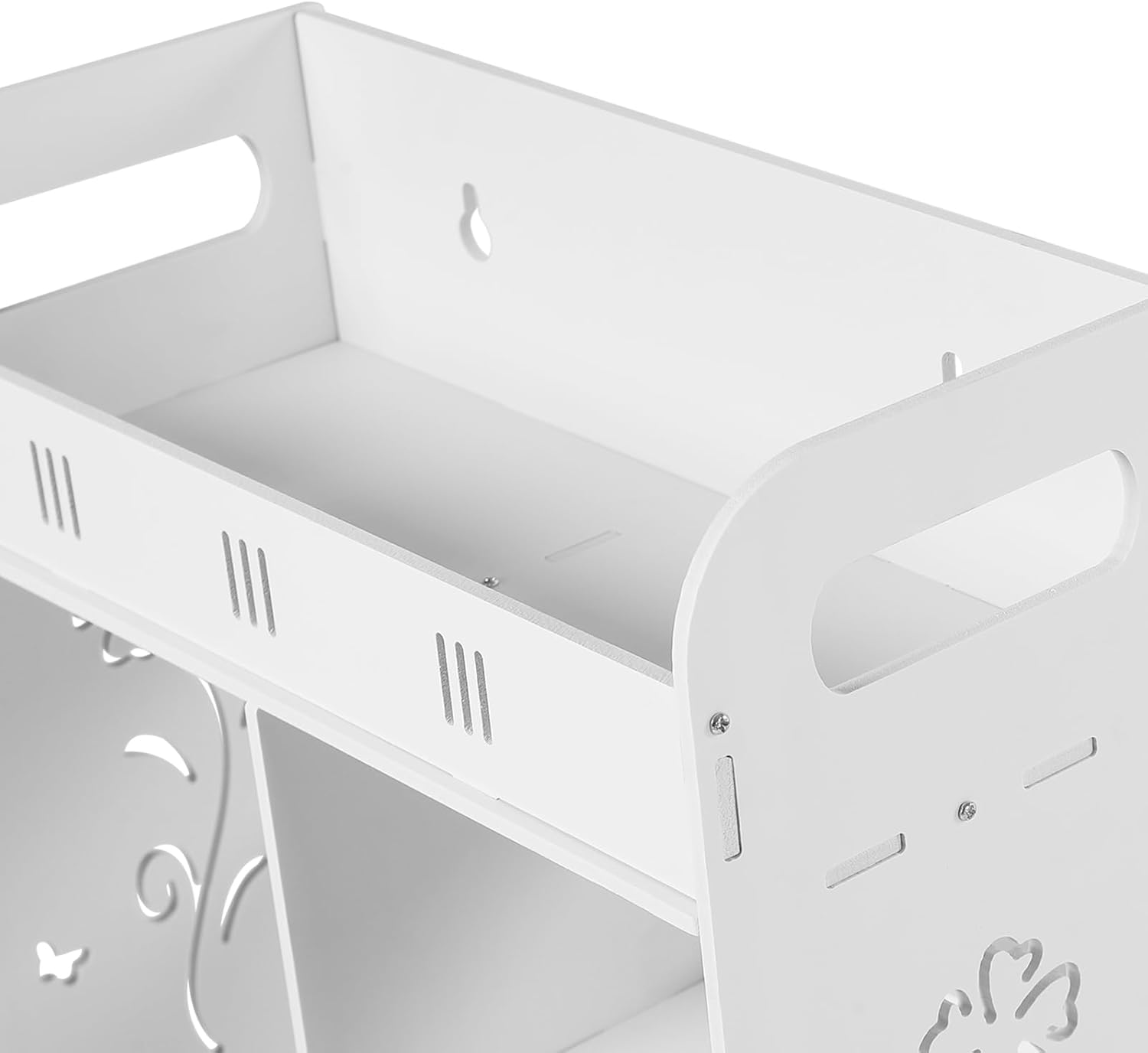 ILWorkTLs Bathroom Wall Cabinet with Drawer White