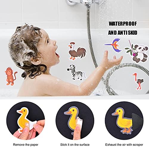 Secopad Non-Slip Bathtub Stickers with Premium Scraper