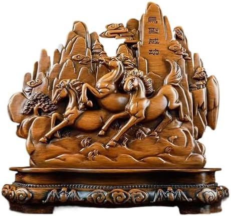 Chinese Feng Shui Resin Wealth Prosperity Statue for Home and Office