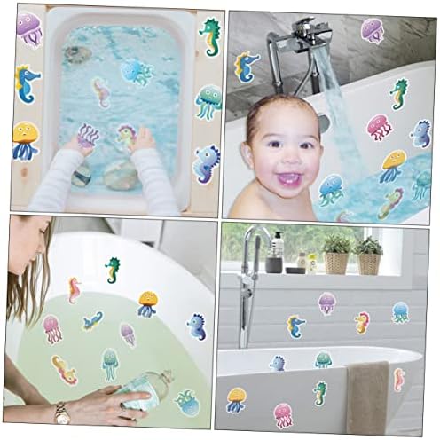 Ciieeo 10pcs Cartoon Non-Skid Bathtub Stickers 1
