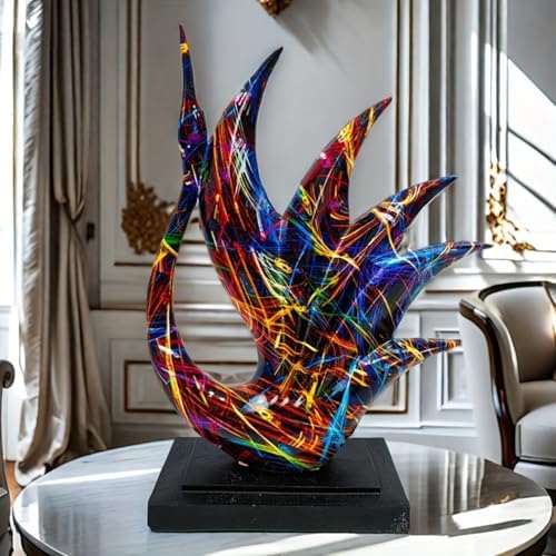 Yema Abstract Swan Figurine - Resin Art Decor