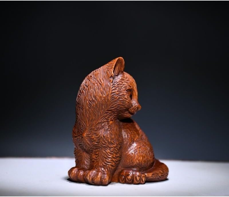 Handcrafted Fox Statue Meditating Home Decor Figurine
