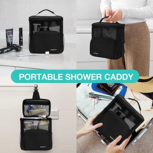 Hatisan 1PC Portable Shower Caddy for Dorm Room and Travel