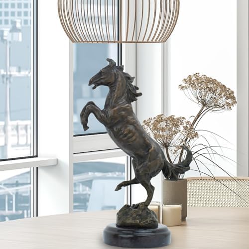 YouFine Bronze Rearing Horse Statue - 126 Inch Equestrian Decor