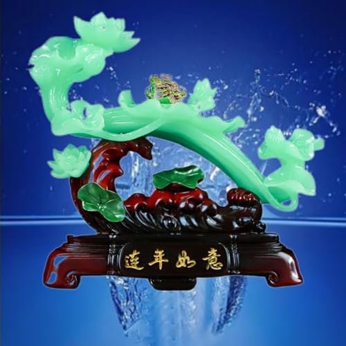 Chinese Feng Shui Resin Wealth Prosperity Statue - 375x13x36cm