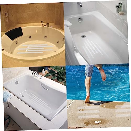 Zerodeko Non-Slip Bath Stickers 36pcs Clear Waterproof Tub Treads