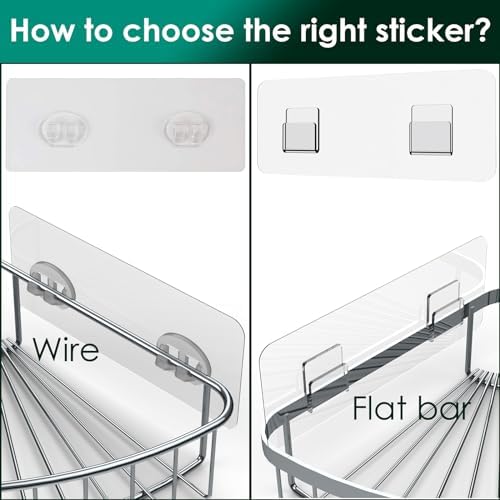 Jovware Shower Caddy Adhesive Replacement 4 Pack