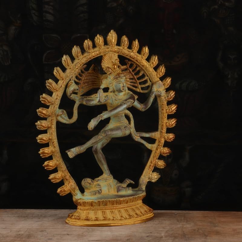 Statuestudio Nataraja Statue 12 Inch Brass 1