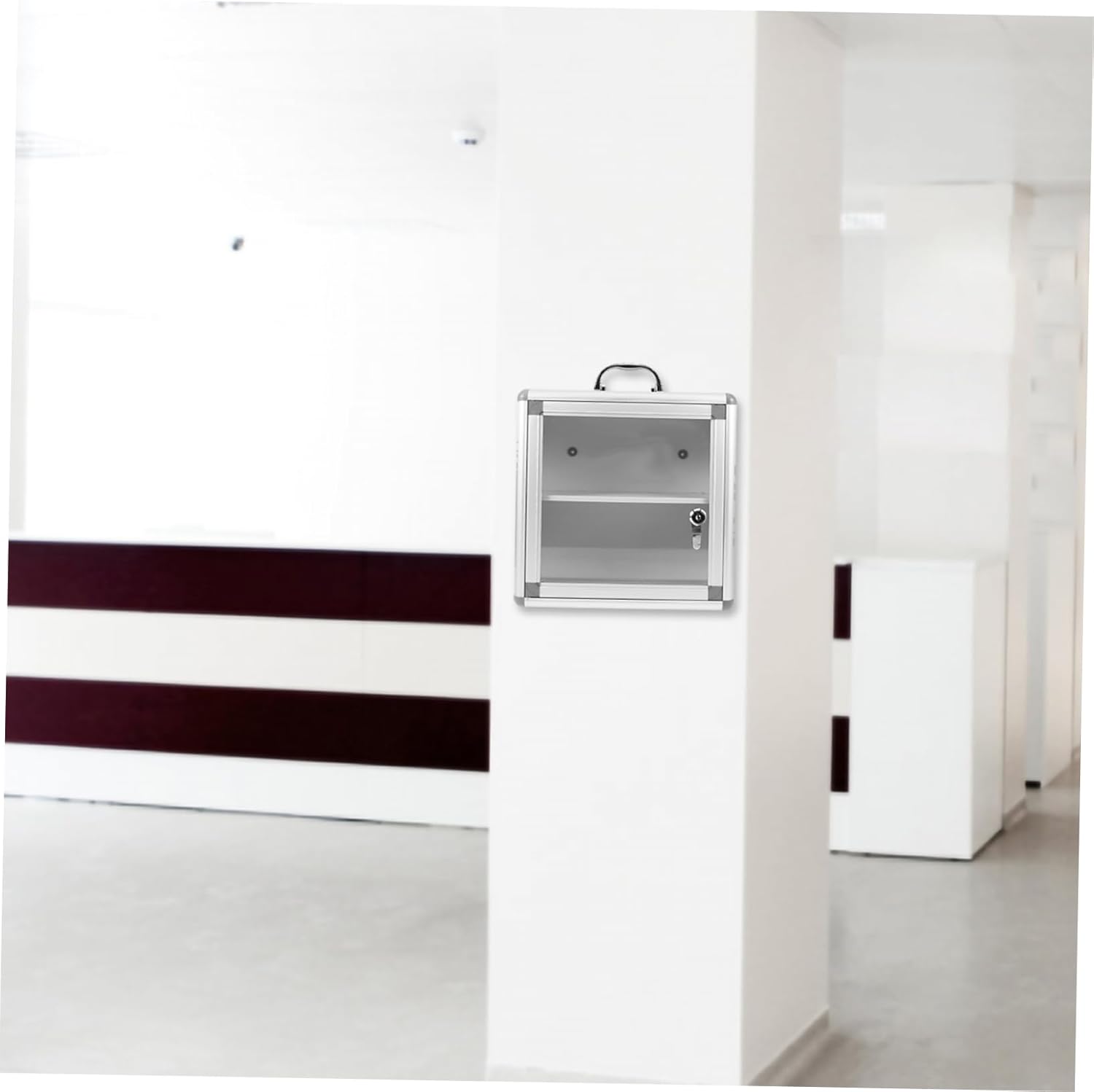 Wall Mounted Medicine Cabinet with Transparent Door for Easy Access
