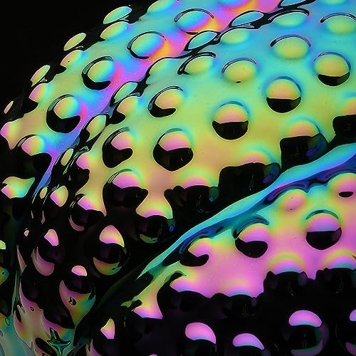 Iridescent Pumpkin Decoration 10 Inches Halloween
