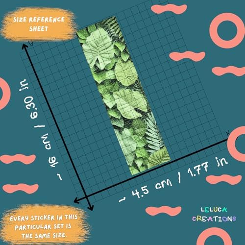 Non Slip Bathtub Stickers 12 PCS Botanical Design
