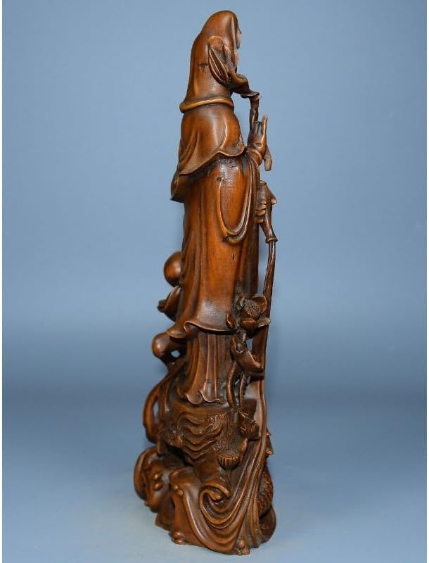 LimpaC Collection Mini Boxwood Kwan-Yin Statue