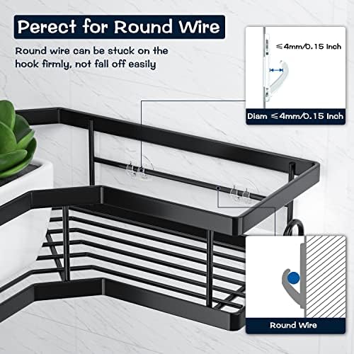 AKTECKE Shower Caddy Replacement Stickers 4 Pack