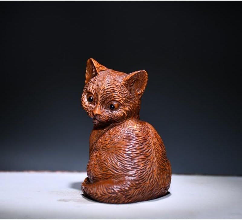 Handcrafted Fox Statue Meditating Home Decor Figurine