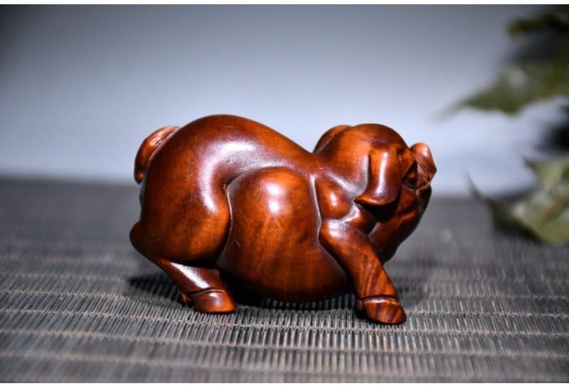 Boxwood Zodiac Pig Statues - 12 Lovable Animal Sculptures