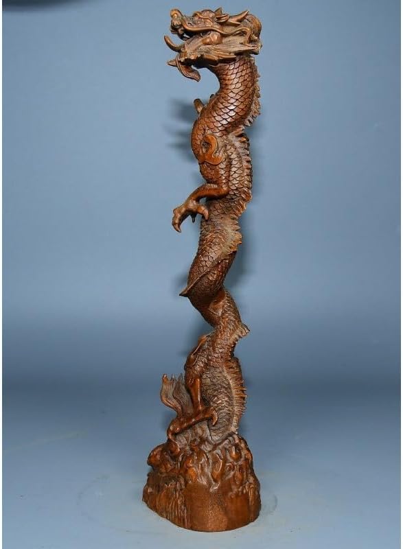 LimpaC Collection Mini Boxwood Dragon Statues