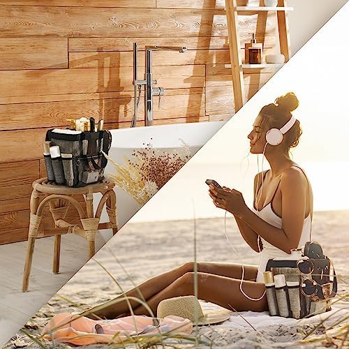 DV Lifestyle Mesh Shower Caddy with 7 Pockets and Zipper