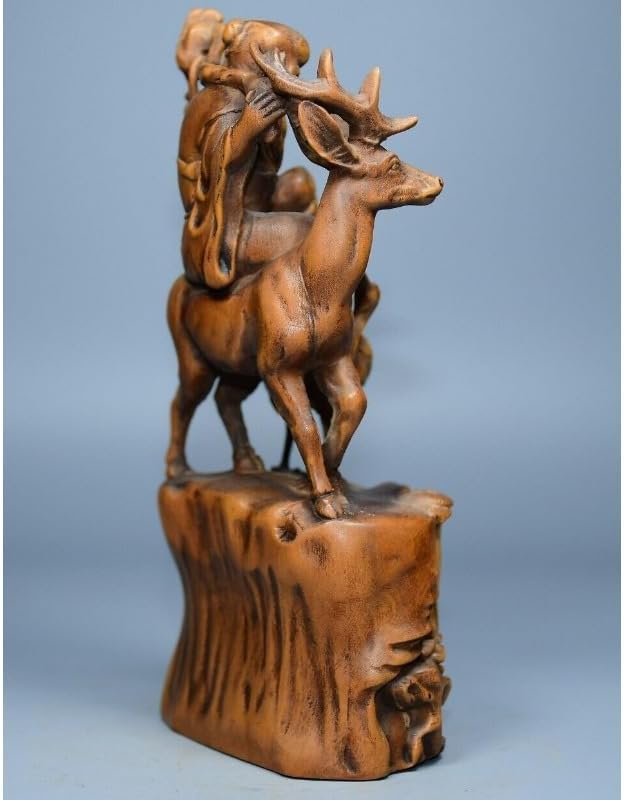 LimpaC Handcrafted Meditating Deer Sculpture