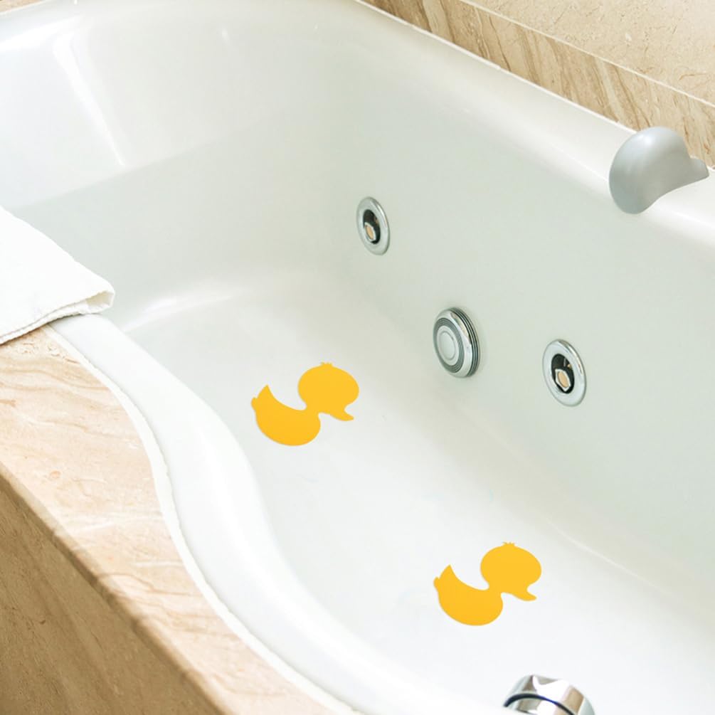 PRETYZOOM 20pcs Duck Bath Stickers Non-Slip Safety Decals 1