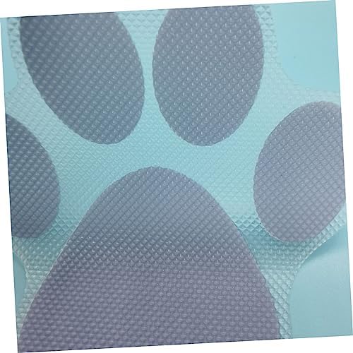 4pcs Cartoon Dog Footprint Bath Stickers - Anti-Slip Decals for Kids