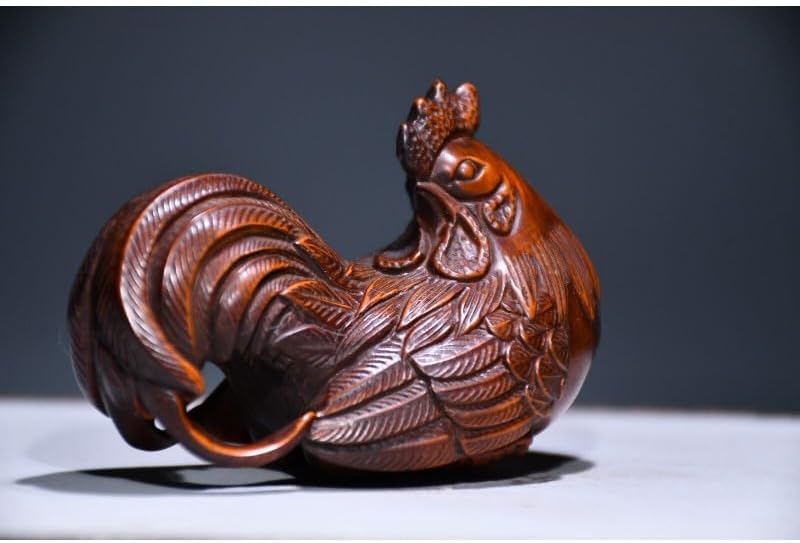 Handcrafted Boxwood Zodiac Chanticleer Animal Statues 12 Set