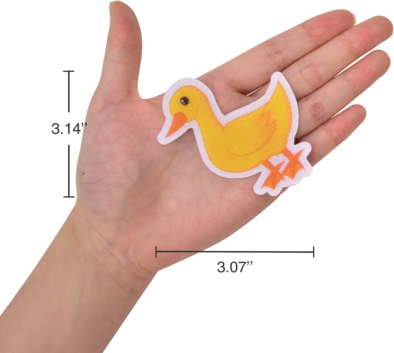 Secopad Non-Slip Bathtub Stickers with Premium Scraper
