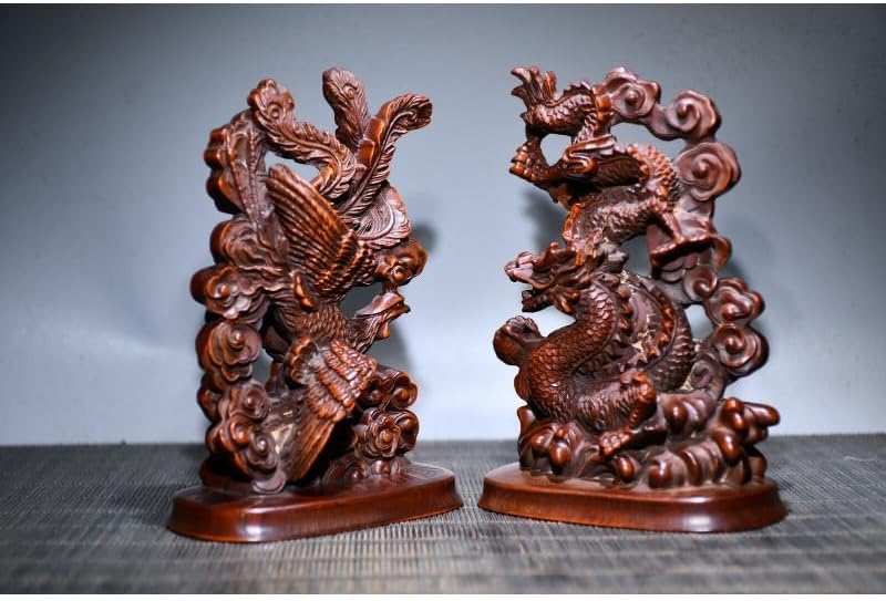 LimpaC Dragon Phoenix Handmade Decorative Figurine